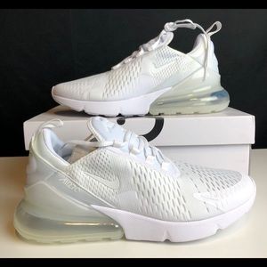 Nike Air Max 270 Triple White Shoes AH8050-101 M 9